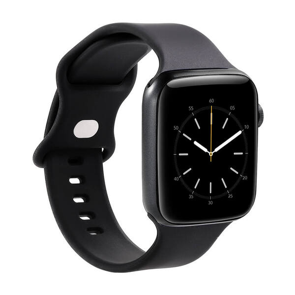 GEAR Klockarmband Silikon SVART Apple Watch 38/40/41mm