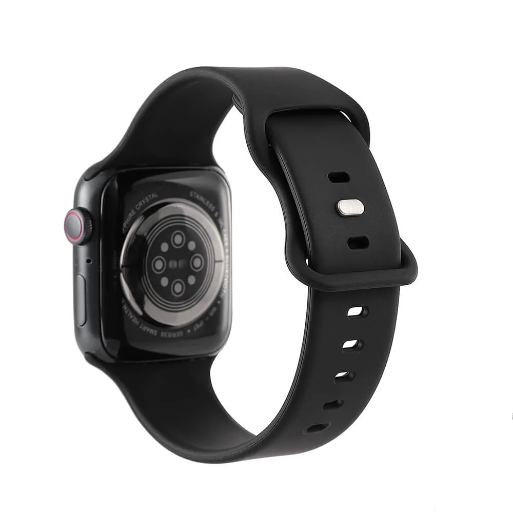 GEAR Watch Band Silicone Apple Watch 42/44/45mm Black