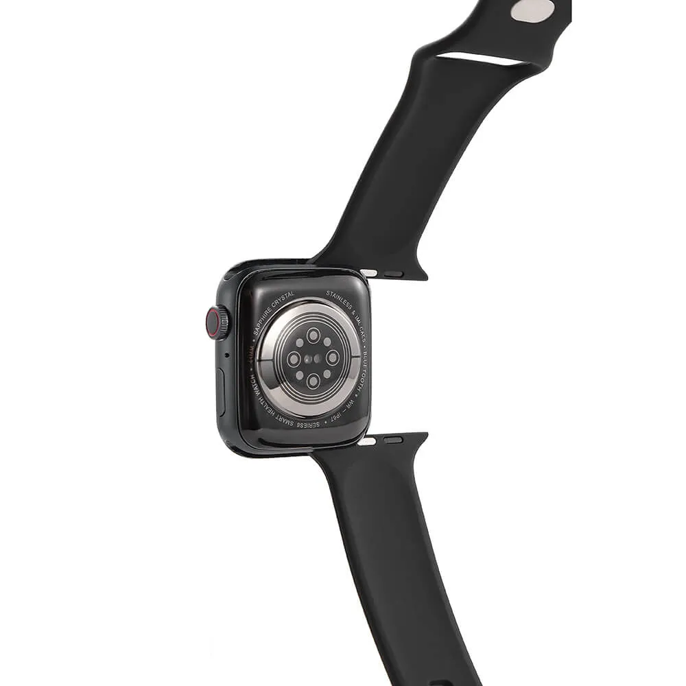 GEAR Watch Band Silicone BLACK Apple Watch 38/40/41mm
