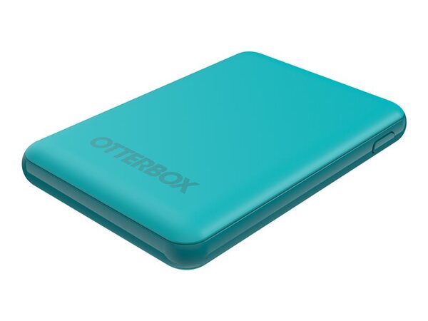 OtterBox Standard Mobile Charging Kit - Virtapankki - 5000 mAh - 10.5 watt - 2.1 A - Apple Fast Charge, FC (USB) - johdossa: Micro-USB, USB, USB-C - nekunsinine