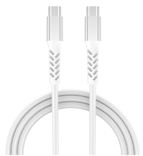Grateq Pro USB-C - USB-C 240W - kabel, 2,25m, Vit