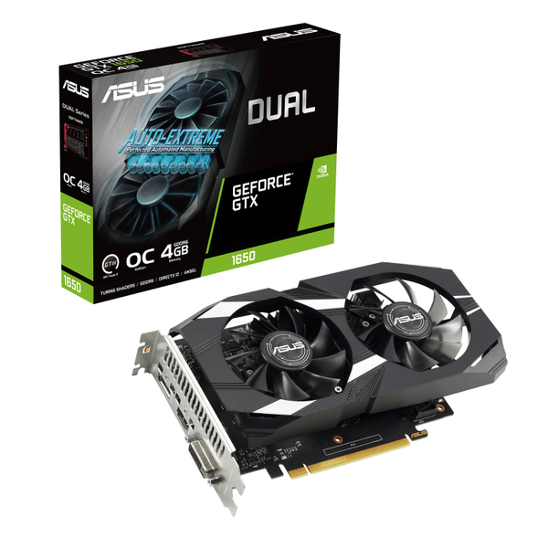 Asus GeForce GTX 1650 Dual V2 OC 4 Gt -näytönohjain