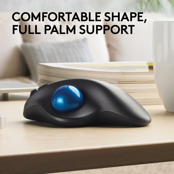 Logitech Trackball M570 - wireless mouse, Black