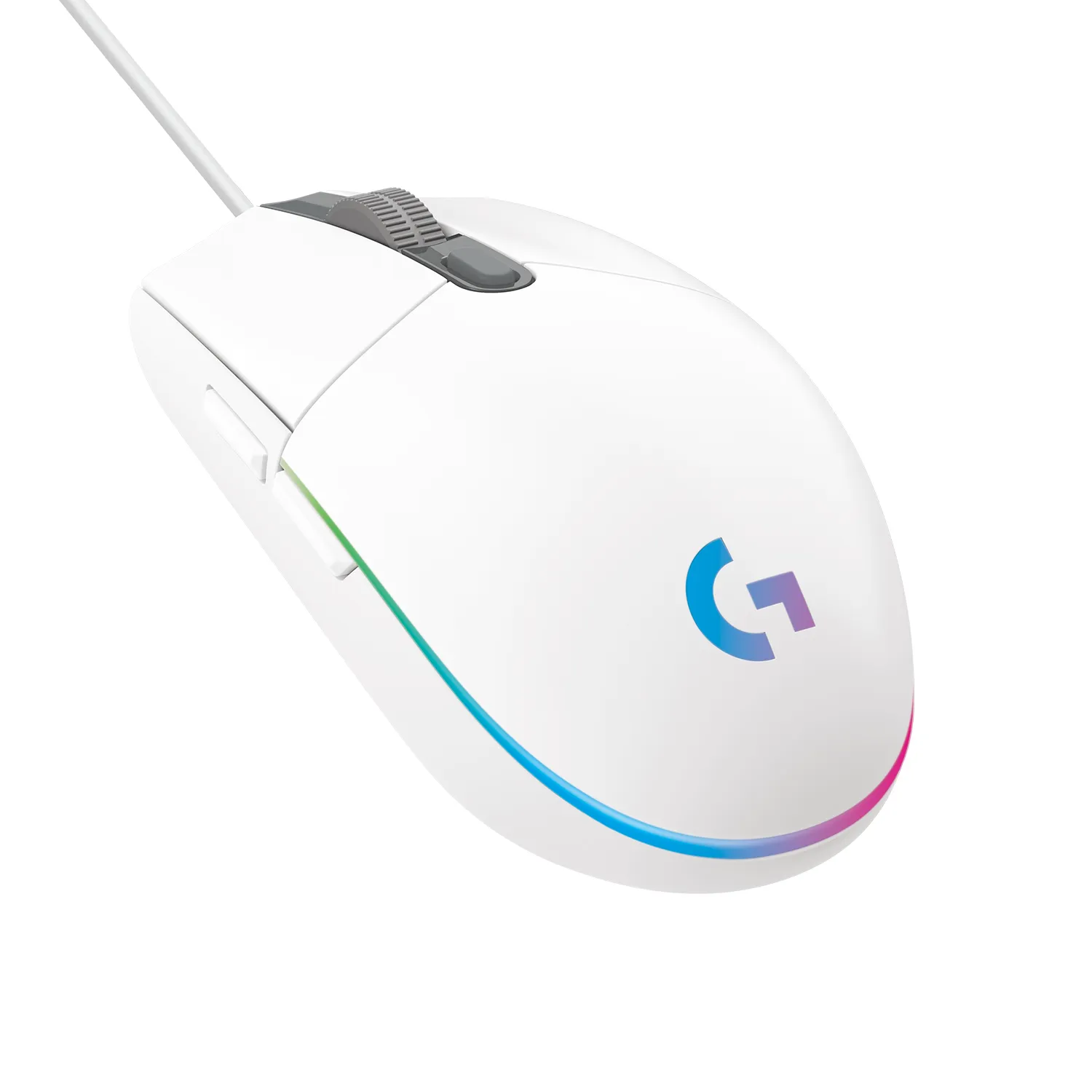 Logitech G203 Lightsync - gaming mouse, white