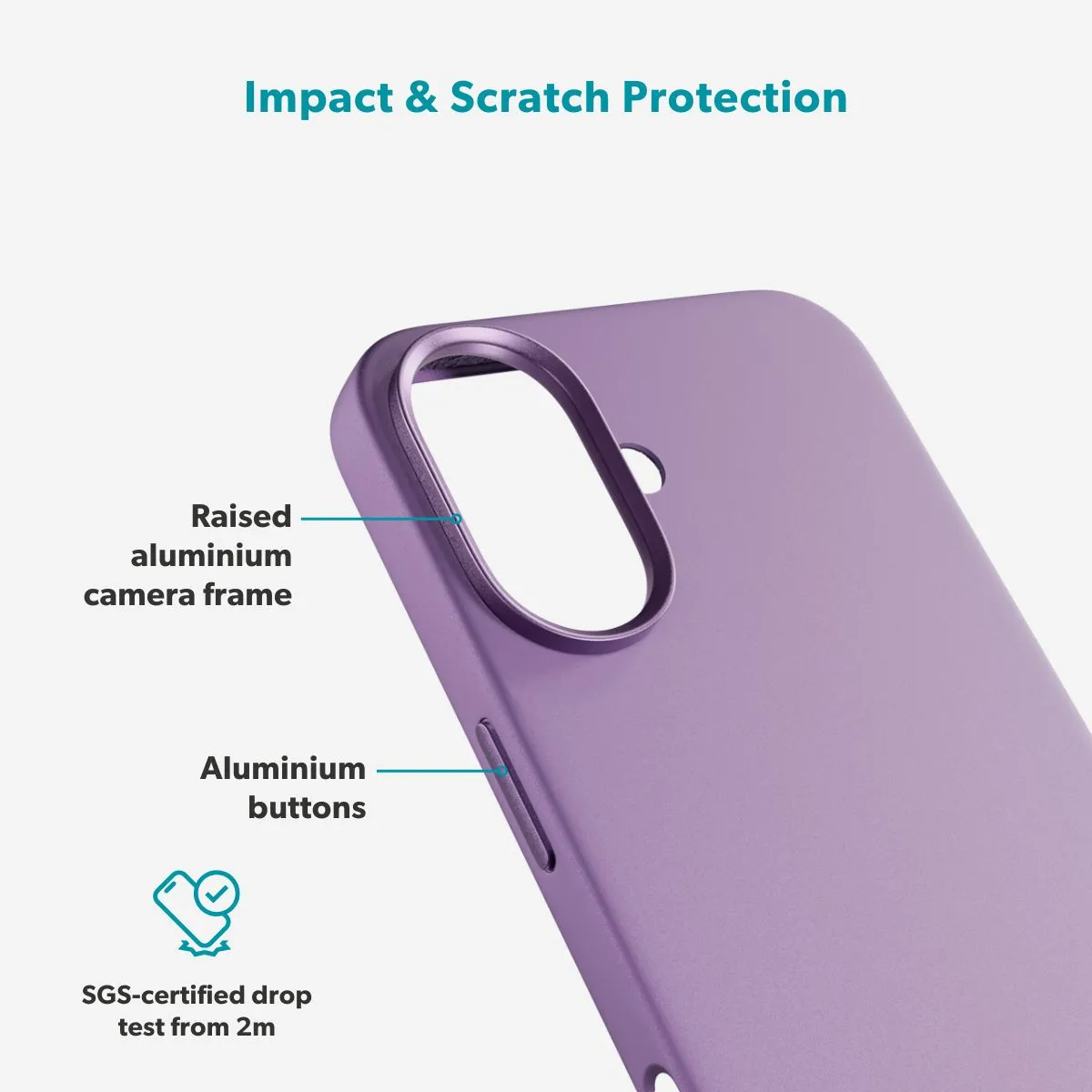 Epico Silicone Pro Mag+ Case iPhone 17 Qi2  &amp;  MagSafe kompatibel, violet