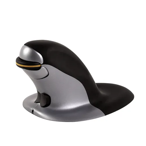 Fellowes Penguin Medium Wireless Ergonomic Mouse, Black