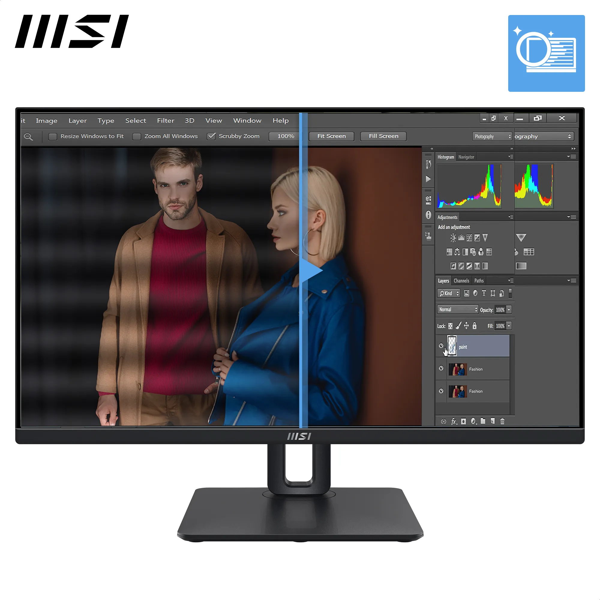 MSI 24&quot; Pro MP245PG Full HD, IPS - monitor