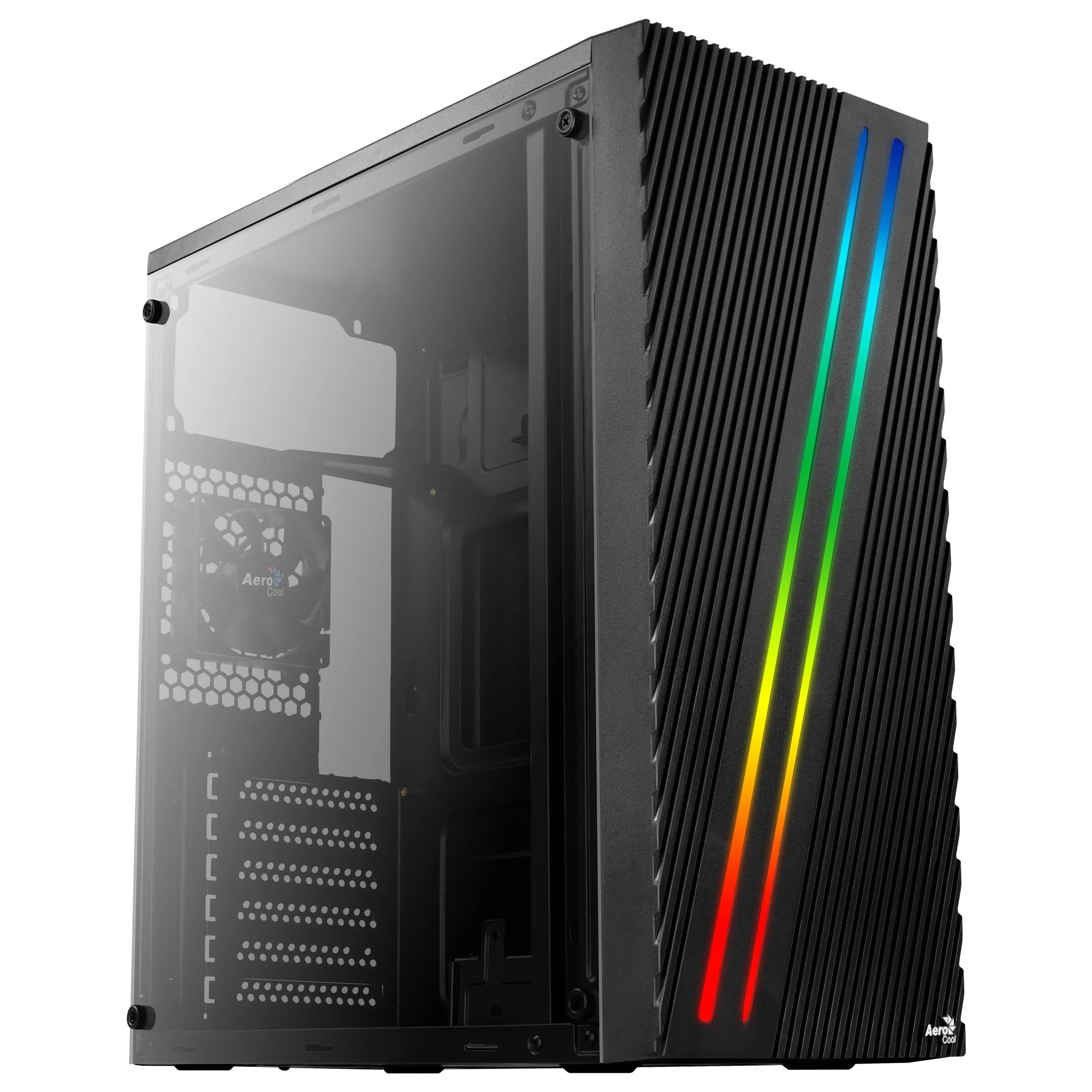 Aerocool Streak - midi tower, Black
