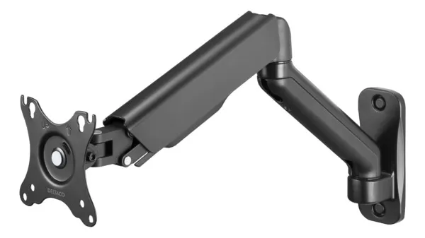 Deltaco Office Gas Spring - monitor arm, black, 17&quot;-32&quot;, 9Kg