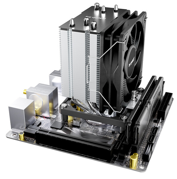 be quiet! Pure Rock Slim 3, 100 mm CPU Cooler, Silver