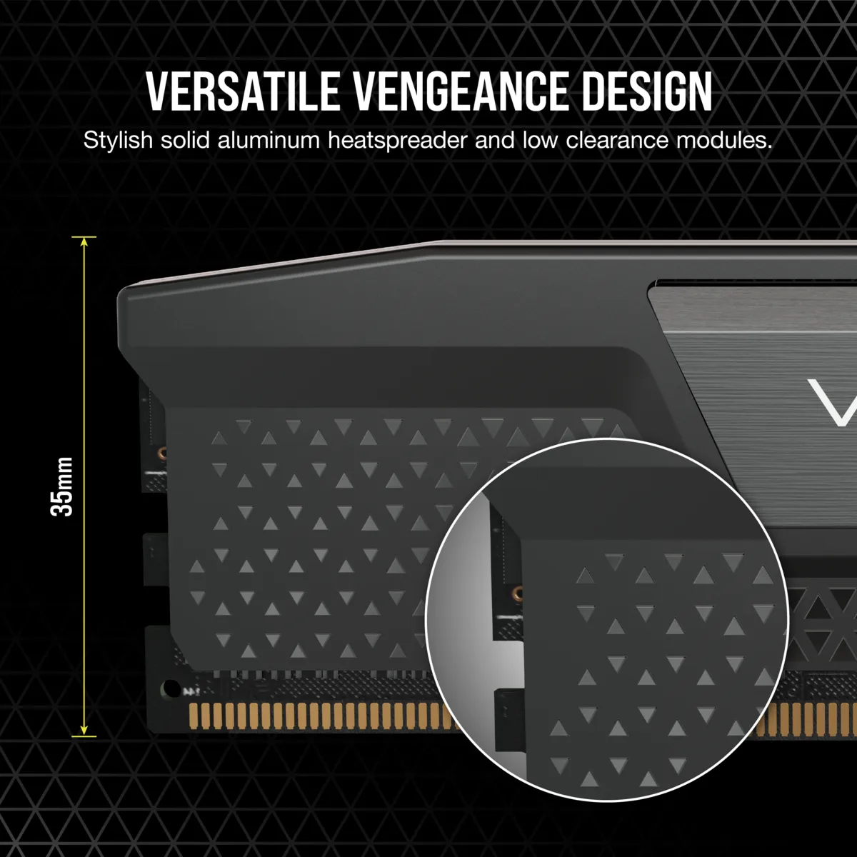 Corsair VENGEANCE 64GB (2 x 32GB) DDR5 5600 MHz, CL40 Memory (XMP)