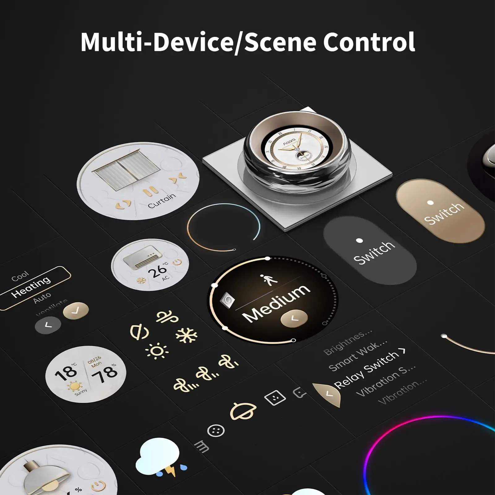 Aqara Touchscreen Dial V1 - smart kontroller