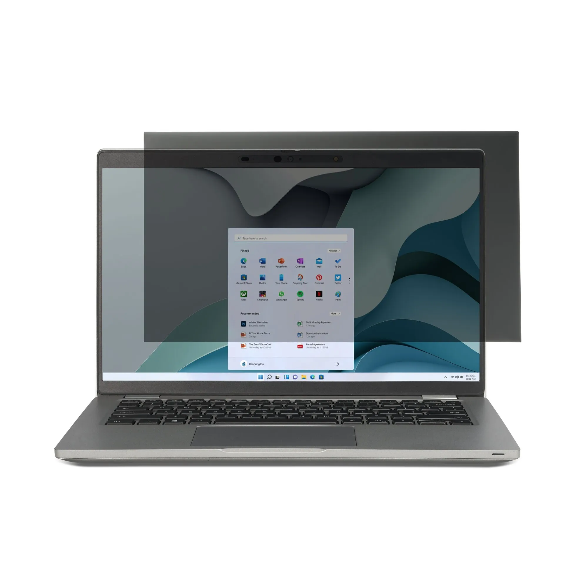 Kensington EQ 2-way 14" Touchscreen Privacy Filter, 16:9