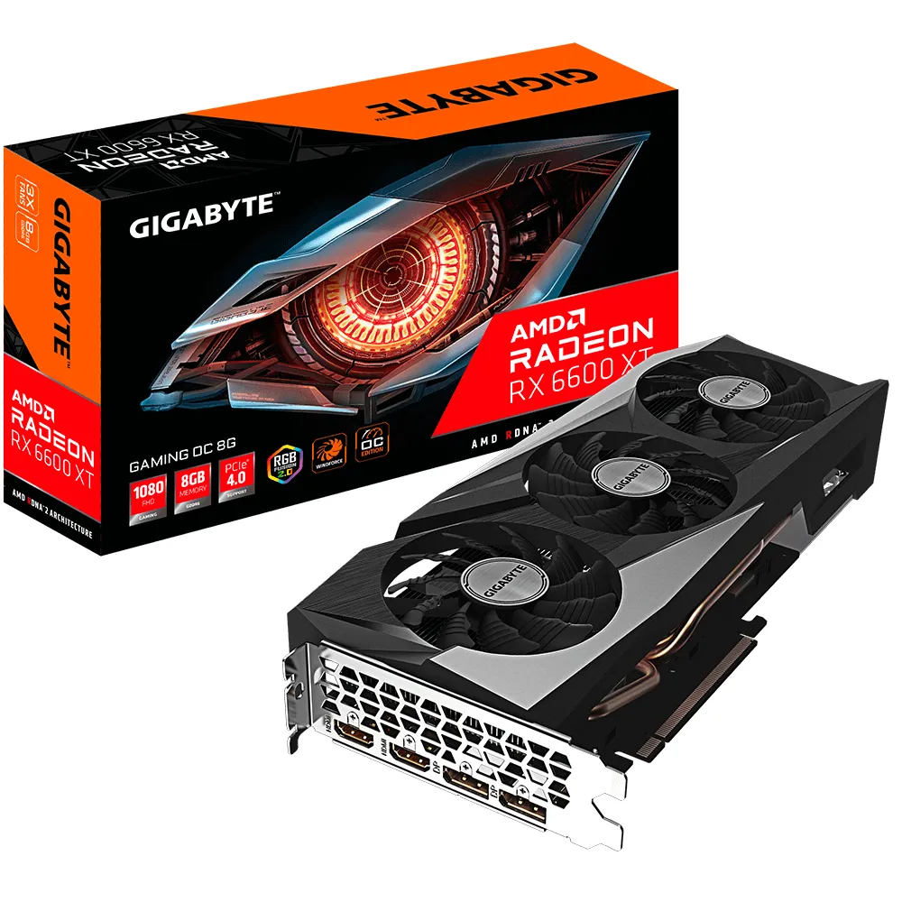 Gigabyte Radeon RX 6600 XT Gaming Pro OC 8 GB - Grafikkort