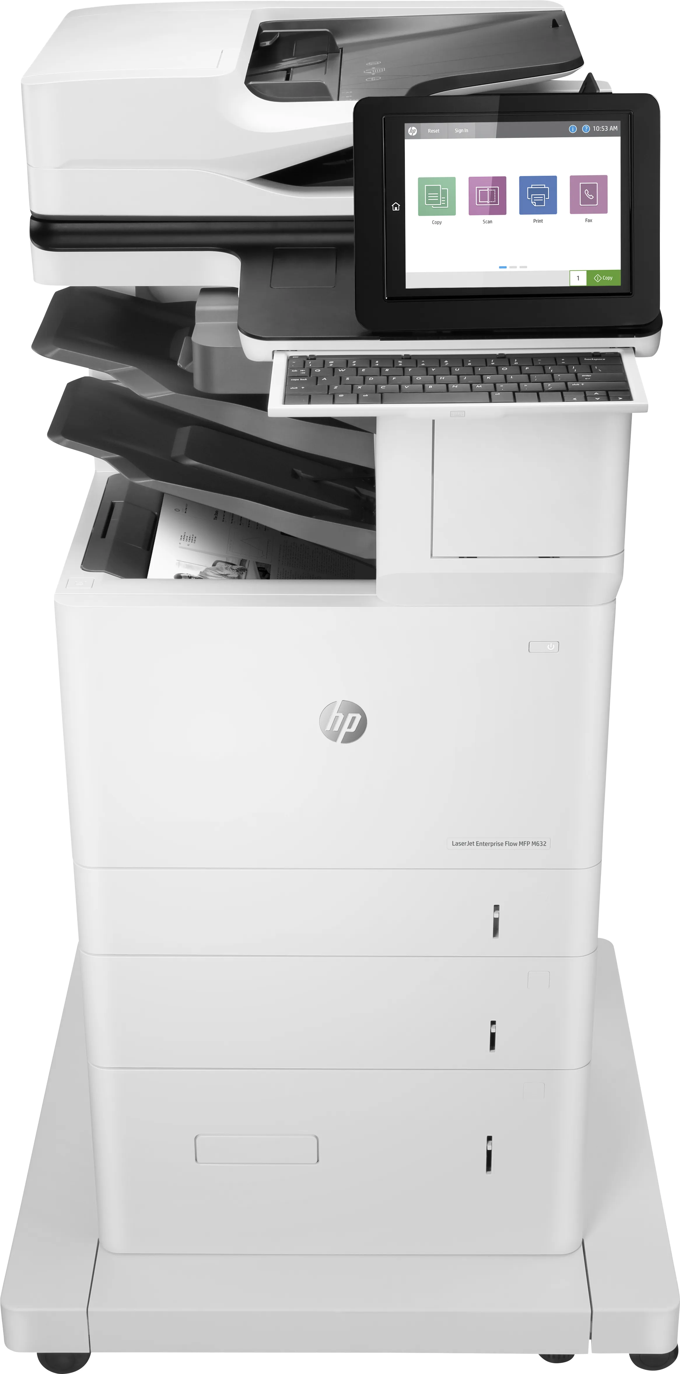 HP LaserJet Enterprise M632z LAN, A4 - mono laser printer