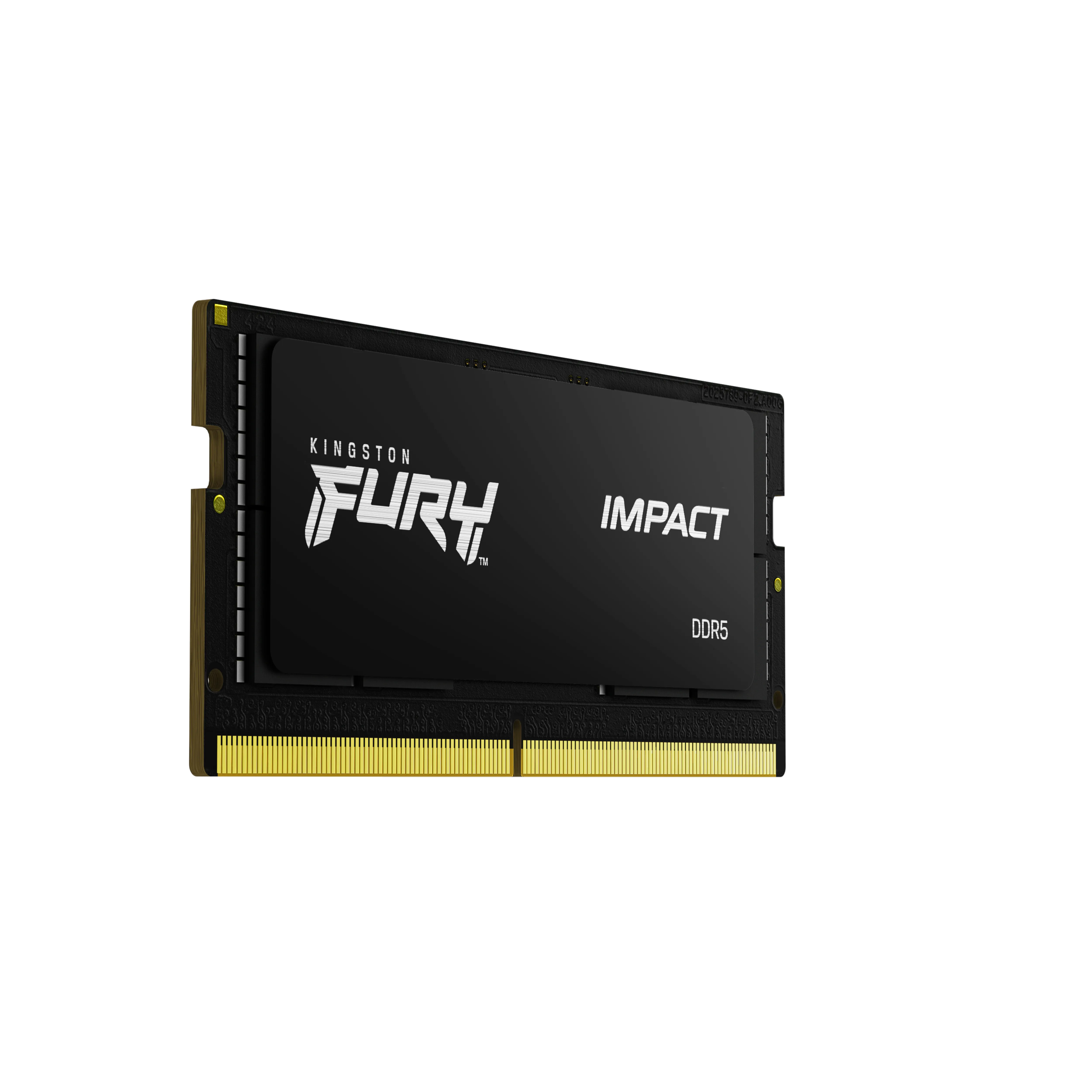 Kingston FURY Impact 32 Gt (2 x 16 Gt) DDR5 4800 MHz, CL38 -muisti, Musta