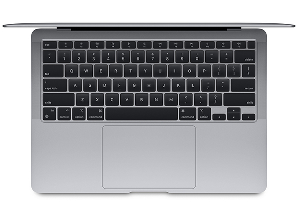 CTO Apple MacBook Air 13.3&quot;, M1 (8C CPU / 7C GPU), 8 Gt, 256 Gt, macOS -kannettava, T&auml;htiharmaa (ven&auml;j&auml;nkielinen) MGN63