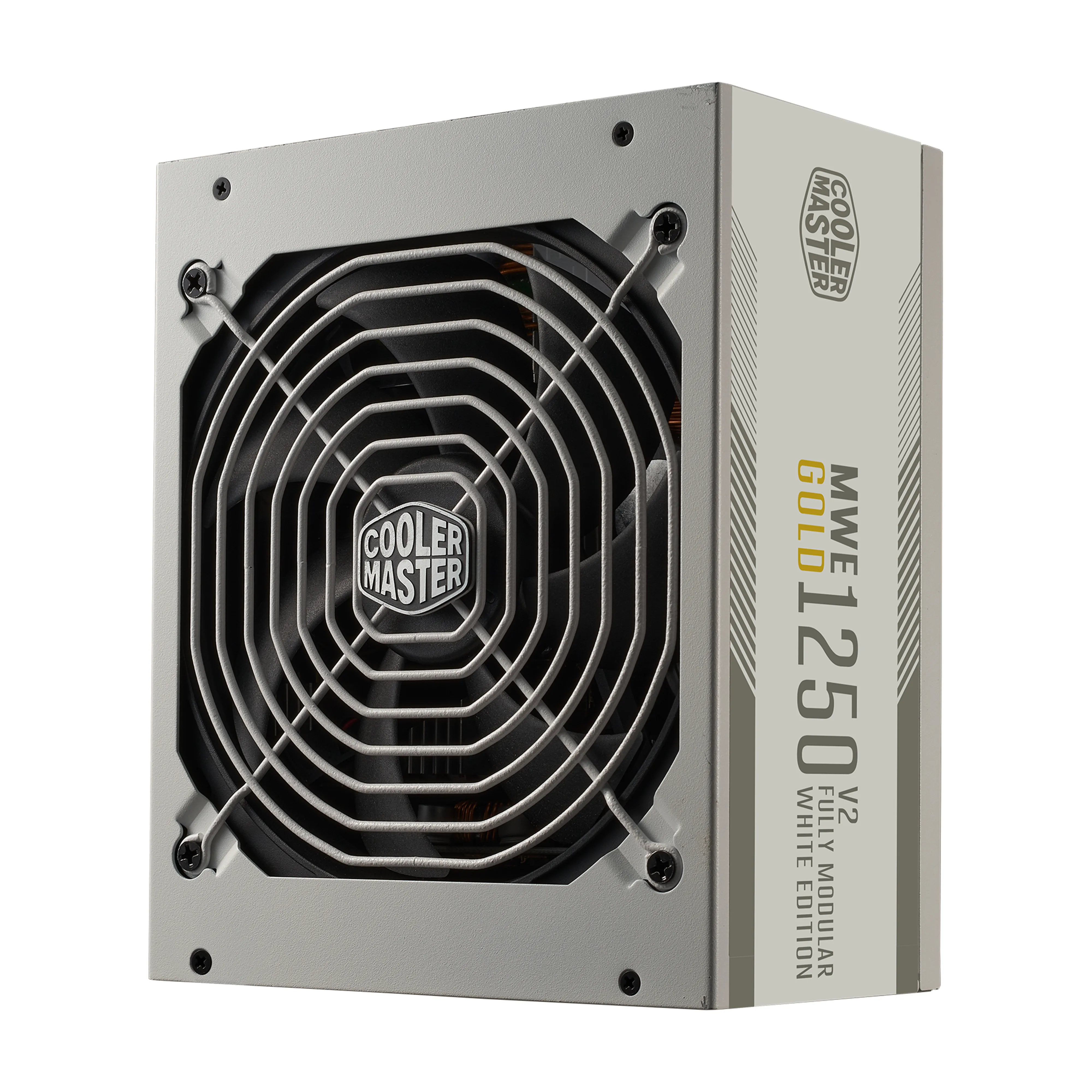 Cooler Master MWE V2 ATX 3.0 White Edition 1250W -virtalähde, 80 Plus Gold