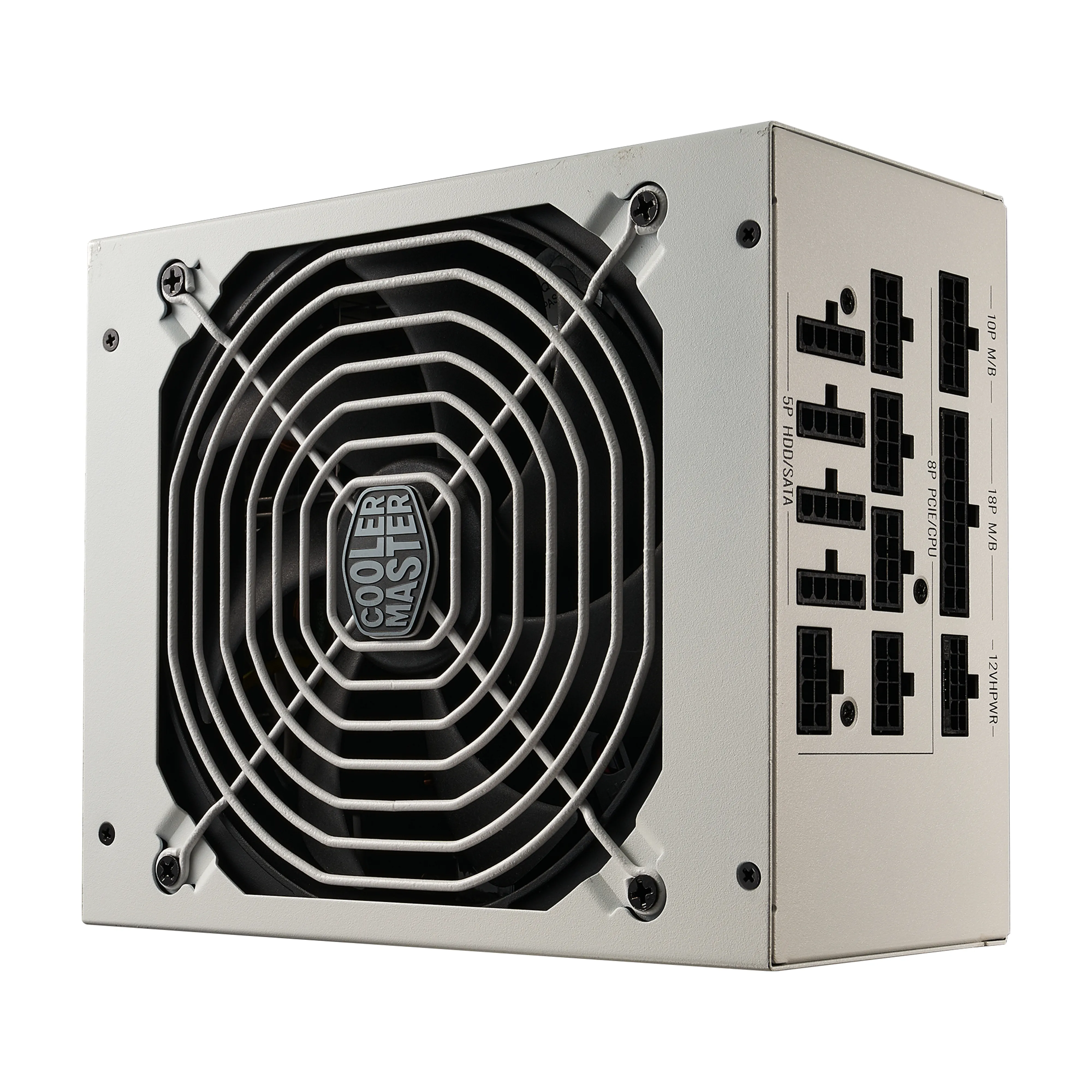 Cooler Master MWE V2 ATX 3.0 White Edition 1250W -virtalähde, 80 Plus Gold
