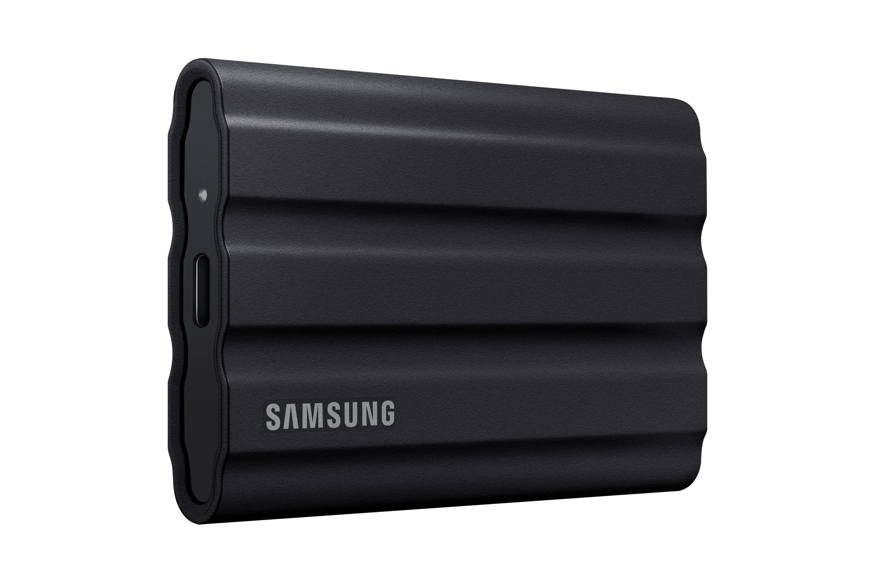 Samsung T7 Shield 1 TB extern SSD med USB-C, robust, portabel, med h&aring;rdvarukryptering, f&ouml;r konsolspel, svart