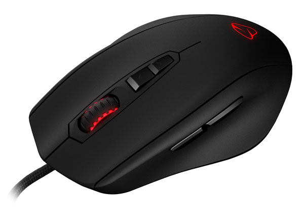Mionix Naos - gamign mus, Svart