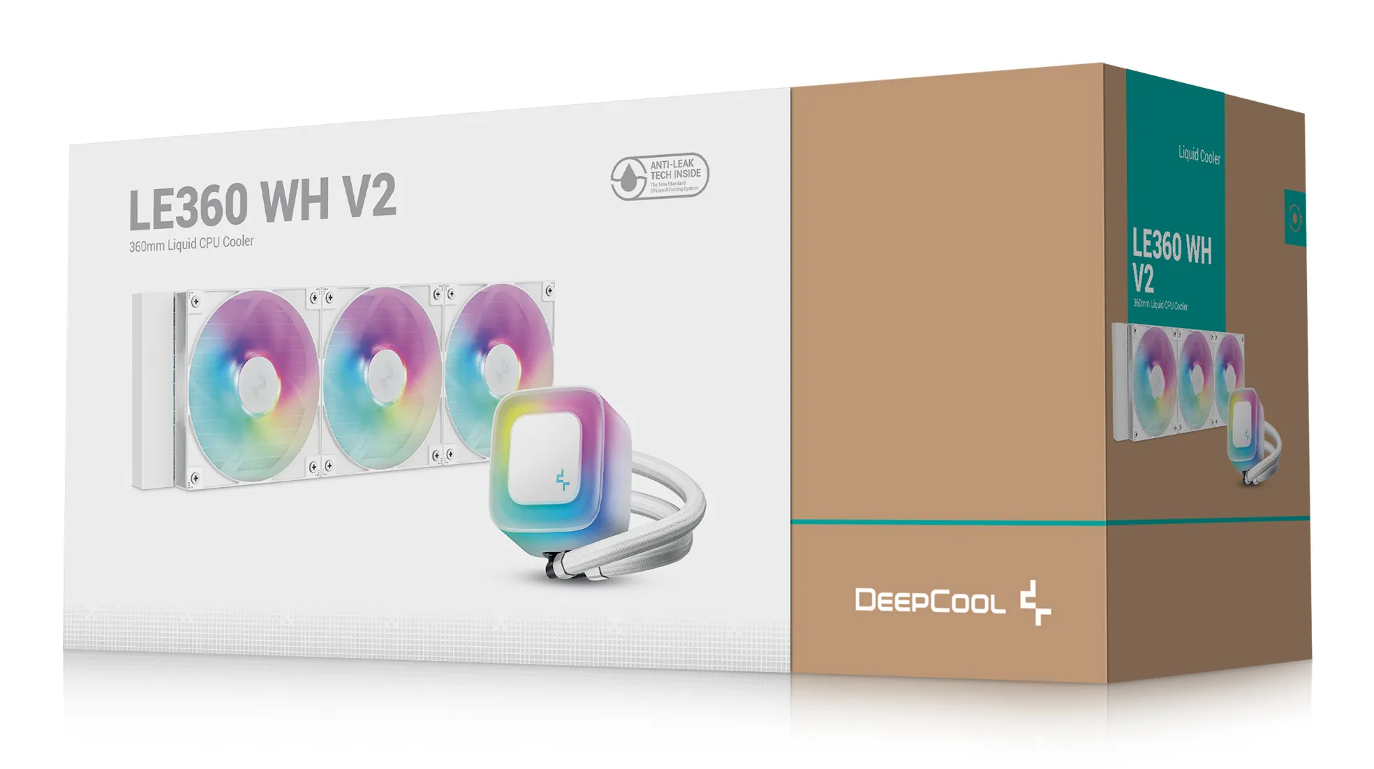DeepCool LE360 V2 - vätskekylare, Vit