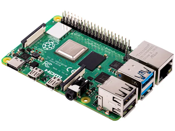 Raspberry Pi 4 Model B, 2 GB RAM, USB-C, dual Micro HDMI