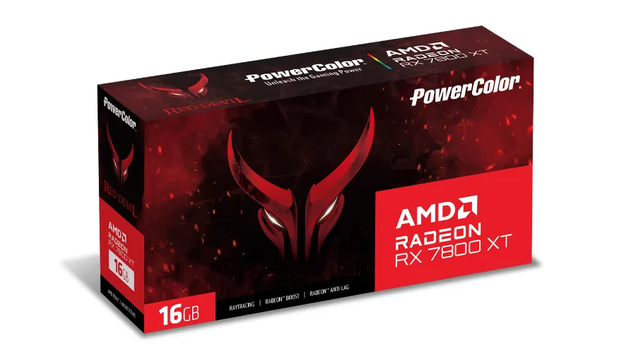 Powercolor Radeon RX 7800 XT Red Devil 16 GB - Grafikkort