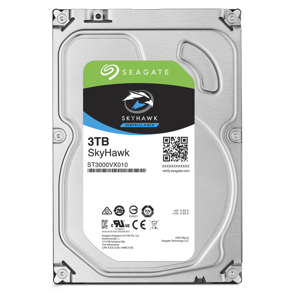 Seagate 3TB SkyHawk, 3.5&quot;, SATA, 5900rpm, 64MB - HDD-levy