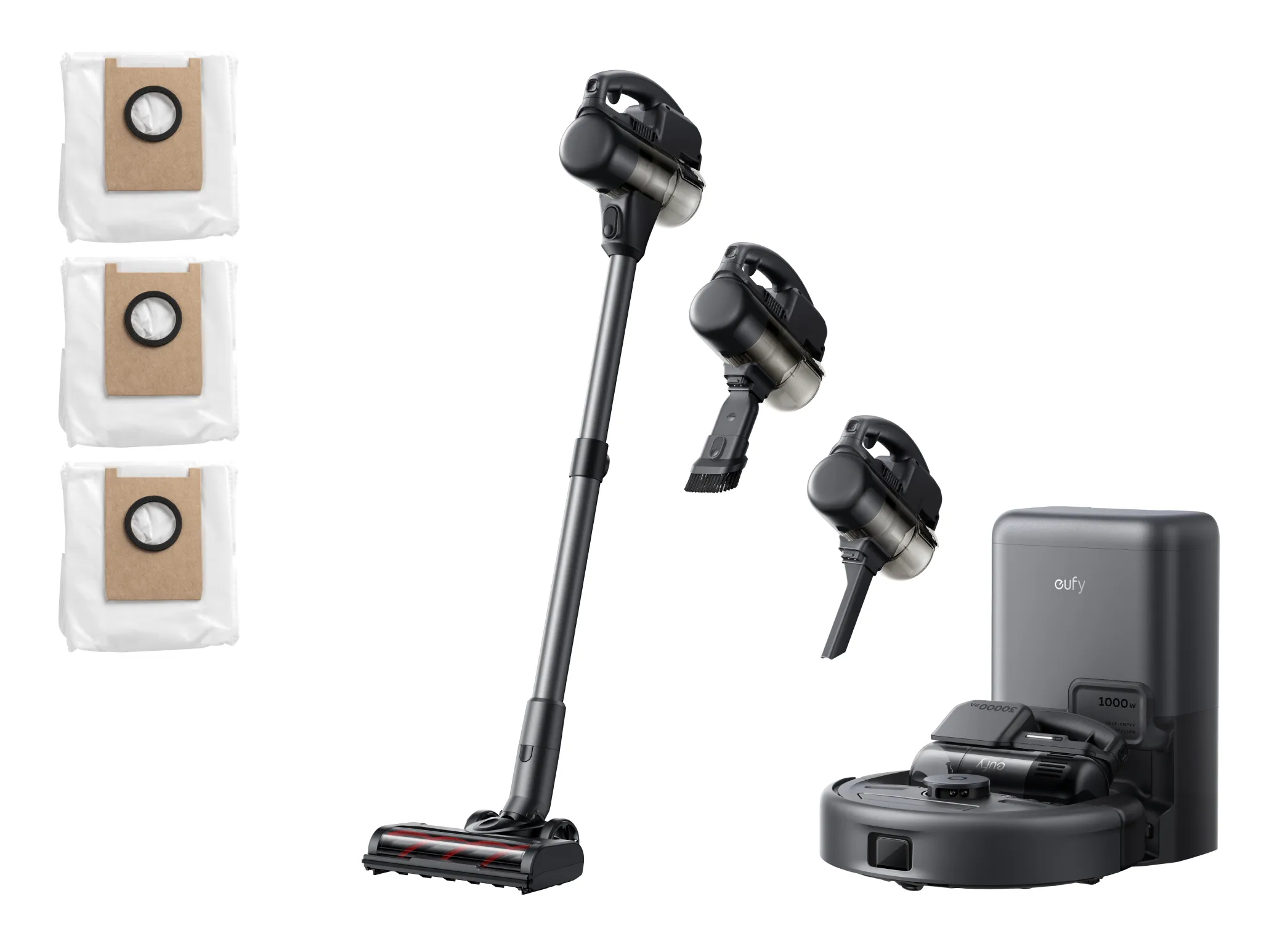 Anker Eufy E20 / E25 / E28 -p&ouml;lypussi, 3 kappaletta