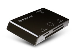 TRANSCEND TS-RDP8K 15IN1 -Kortinlukija USB v&auml;yl&auml;&auml;n. Mukana valokuvien palautusohjelma! MUSTA. Sopii mm: SD, SDHC, microSD, microSDHC, MMC, MMCmobile, CF, Memory