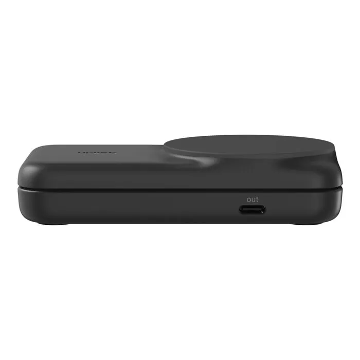 Belkin UltraCharge 25w Qi2 2in1 Magnetic -langaton laturi, Musta