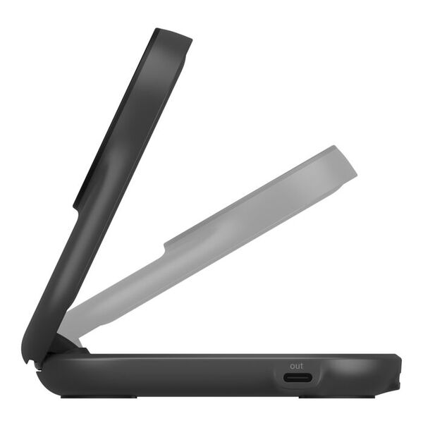 Belkin UltraCharge 2-in-1 Foldable Magnetic 25W Qi2 - trådlös laddare, Svart