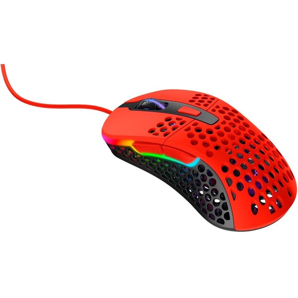 cherry Xtrfy M4, - gaming mouse,(red/black)