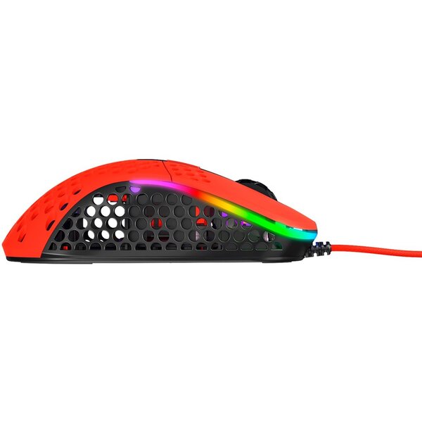 cherry Xtrfy M4, - gaming mouse,(red/black)