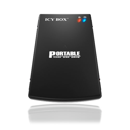 ICY BOX,ulkoinen kotelo, 2,5&quot; SATA till USB 3.0, musta