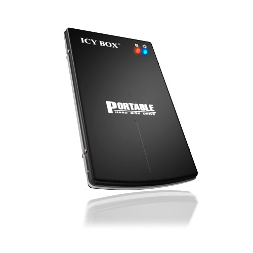 ICY BOX,ulkoinen kotelo, 2,5&quot; SATA till USB 3.0, musta