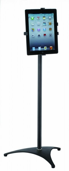 REFLECTA TABULA Floor black Tabl.Size 7-10.1inch 360 Rot., tilting +80/-80 height 70-123cm m.L. 1.1kg