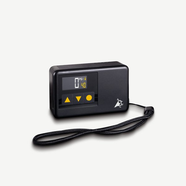 AQIILA Airbird P1 s&auml;hk&ouml;k&auml;ytt&ouml;inen polkupy&ouml;r&auml;n minipumppu, 8,3 bar, musta