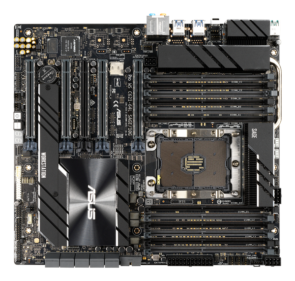 Asus MB Pro WS C621-64L SAGE/10 G CEB - moderkort