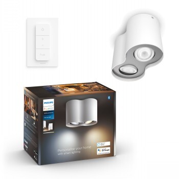 Philips HUE PILLAR PLATE/SPIRAL WHITE 2X5W 230V