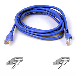 Belkin Cat6 U/UTP -verkkokaapeli, 0,5 m, Snagless, Sininen