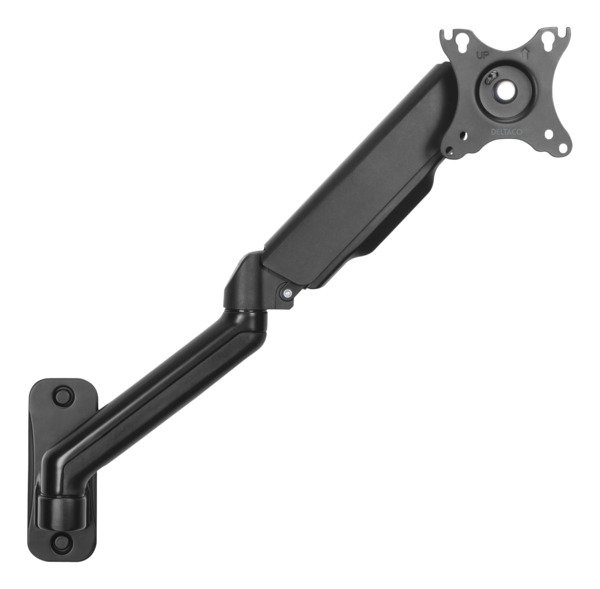 Deltaco Office Gas Spring - monitor arm, black, 17&quot;-32&quot;, 9Kg