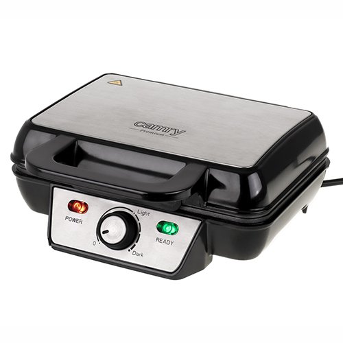 ADLER Camry CR 3046 -vohvelirauta, musta, 1000 W