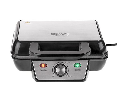 ADLER Camry CR 3046 -vohvelirauta, musta, 1000 W