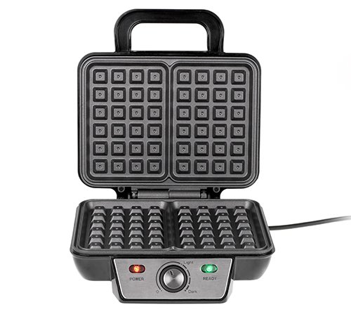 ADLER Camry CR 3046 -vohvelirauta, musta, 1000 W