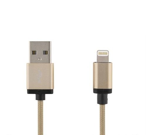 Deltaco Prime USB-A - Lightning - kabel, 1m, Svart