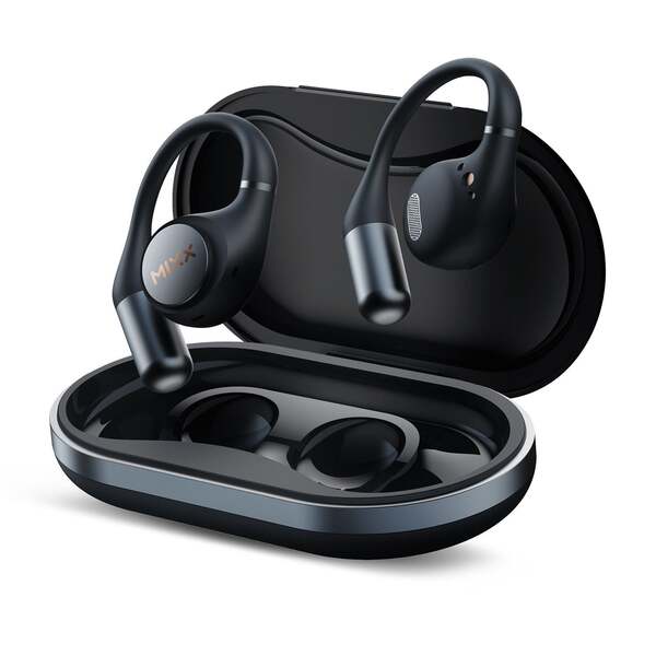 Mixx AirFlow SBSP-OP-BK-501 Wireless Earbuds, Black