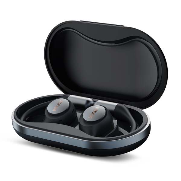 Mixx AirFlow SBSP-OP-BK-501 tr&aring;dl&ouml;sa in-ear h&ouml;rlurar, svart