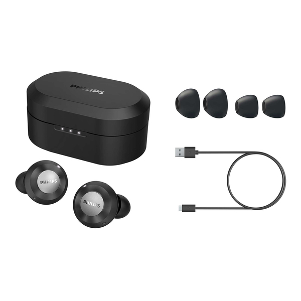 Philips T8505 ANC TWS - tr&aring;dl&ouml;s in-ear h&ouml;rlurar, Svart